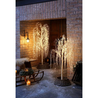 andas LED дърво »плачеща върба, коледна украса отвън«, за вътрешна и външна употреба
